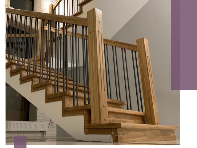 Реставрация деревянных и металлических лестниц в Сарове