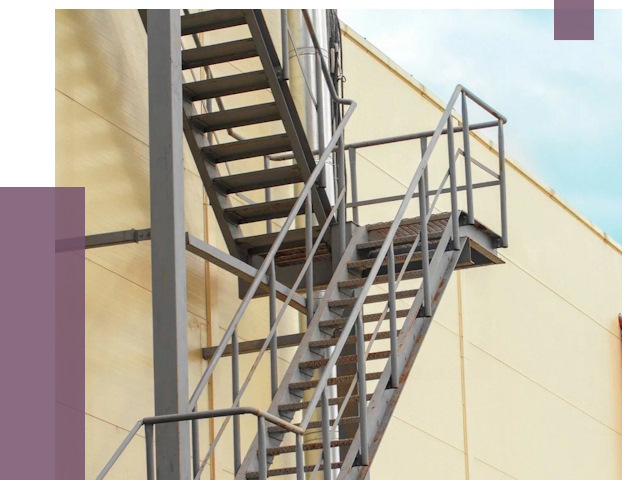 Пожарные лестницы в Сарове от 12498 руб. — монтаж и продажа | ПРОЛЁТ-Сро