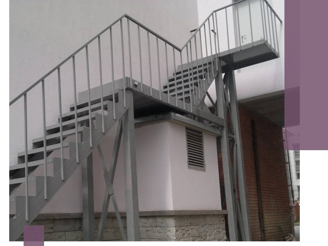 Монтаж пожарных лестниц под ключ в Сарове с гарантией качества