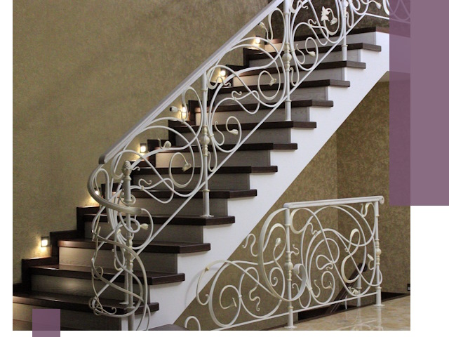 Кованые лестницы под ключ в Сарове — изготовление и монтаж