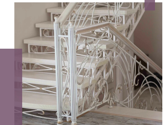 Изготовление кованых лестниц на заказ в Сарове от 88528 руб. | ПРОЛЁТ-Сро