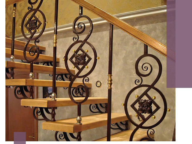 Изготовление кованых лестниц под ключ в Сарове