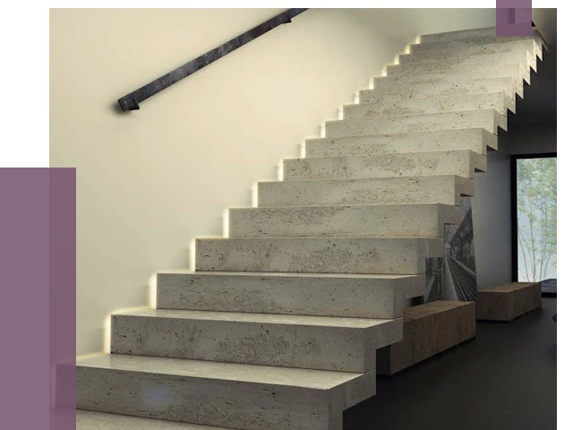 Облицовка бетонных лестниц в Сарове от 4687 руб/м2