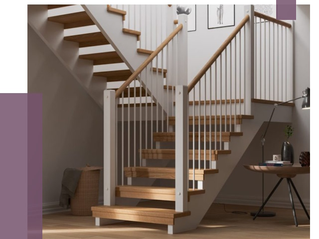 Маршевые лестницы в Сарове от 38796 руб. — монтаж | ПРОЛЁТ-Сро