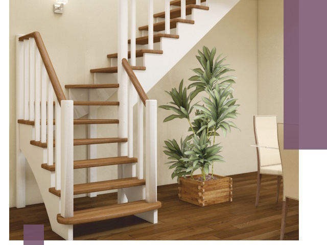 Г-образные лестницы под ключ в Сарове — изготовление и монтаж