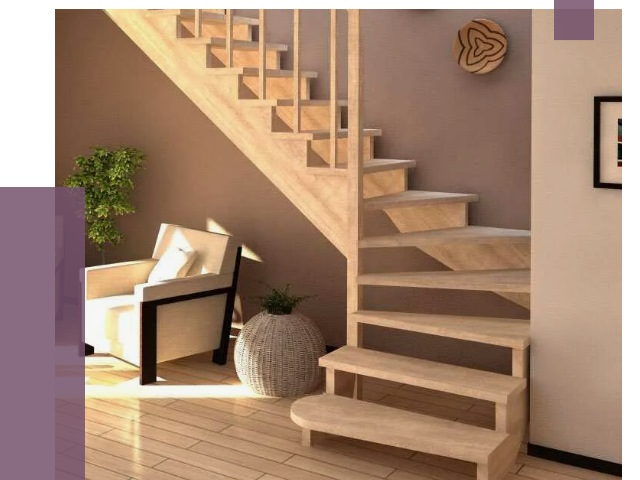 Изготовление Г-образных лестниц в Сарове от 19268 руб. 