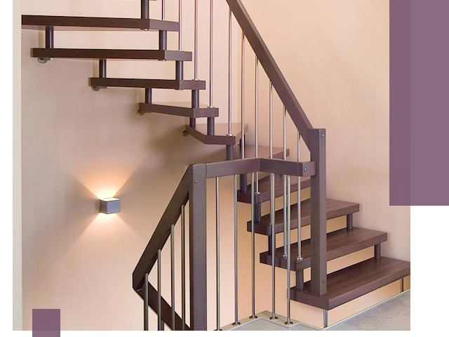 Изготовление лестниц на больцах в Сарове под ключ