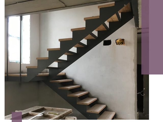 Изготовление лестниц на металлокаркасе в Сарове от производителя