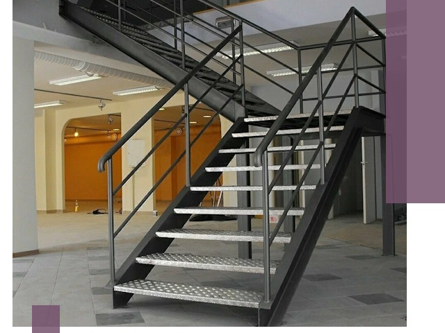 Лестницы для офиса в Сарове: изготовление, монтаж, демонтаж