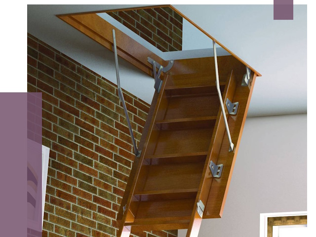 Установка чердачной лестницы в Сарове от 7967 руб. | ПРОЛЁТ-Сро