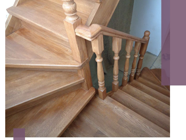 Дубовые лестницы под ключ в Сарове: изготовление и монтаж