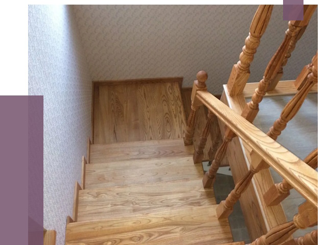 Сосновые лестницы в Сарове под ключ от 8228 руб.  | ПРОЛЁТ-Сро