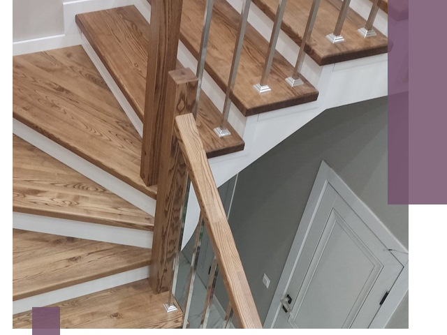 Обшивка металлических лестниц под ключ в Сарове