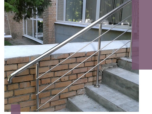 Перила из нержавеющей стали высокого качества в Сарове