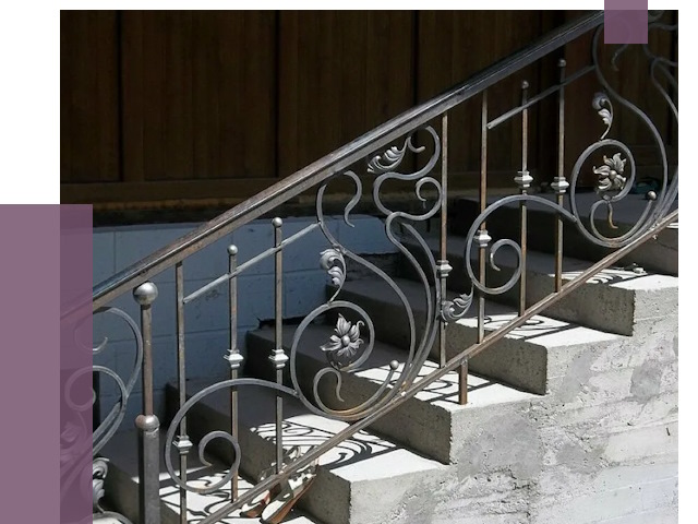 Кованые перила в Сарове от 8853 руб. под ключ — качество от ПРОЛЁТ-Сро