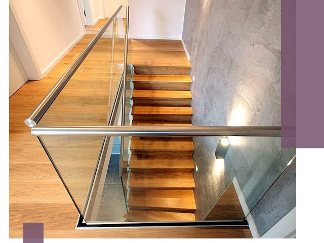 Перила для лестницы в доме — изготовление и монтаж в Сарове