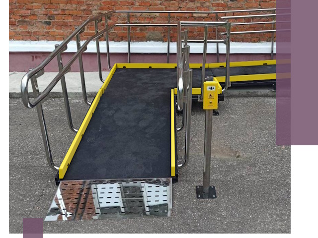 Изготовление наклонных пандусов для инвалидов в Сарове