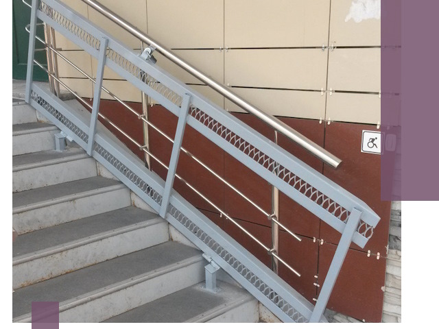 Изготовление откидных пандусов под ключ в Сарове