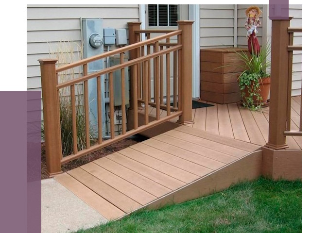 Пандус на крыльцо в Сарове под ключ от 7915 руб. 