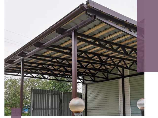 Навесы под ключ в Сарове: изготовление, монтаж и гарантия