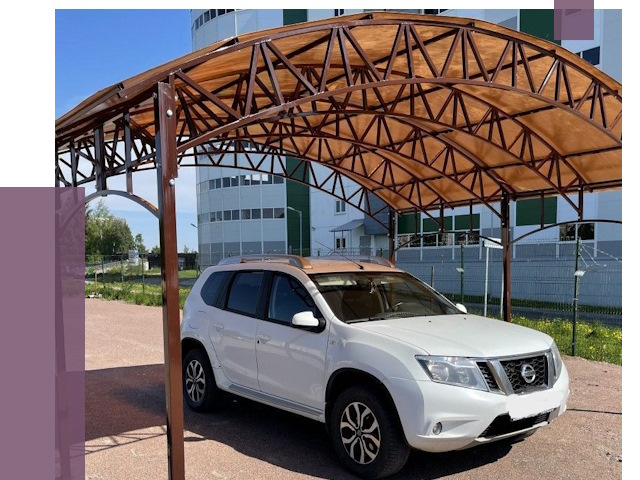 Недорогие навесы в Сарове от 43743 руб. | ПРОЛЁТ-Сро