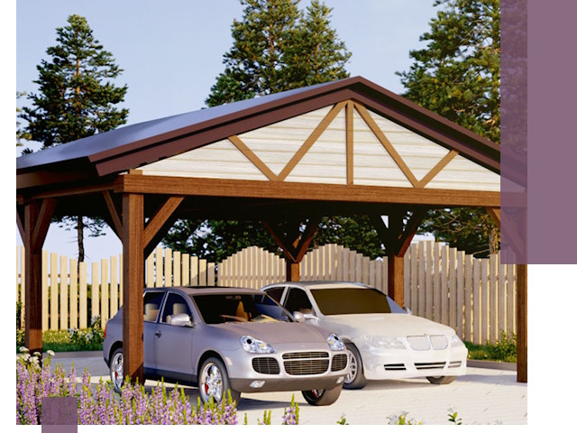 Навесы для автомобиля в Сарове — изготовление и монтаж