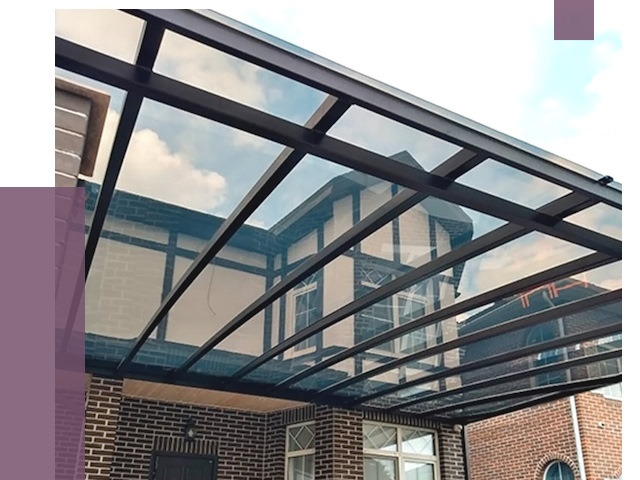 Навесы из поликарбоната в Сарове от 8769 руб. под ключ — ПРОЛЁТ-Сро