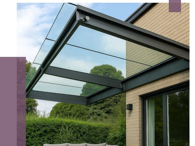 Стеклянные навесы и козырьки в Сарове от 12498 руб.