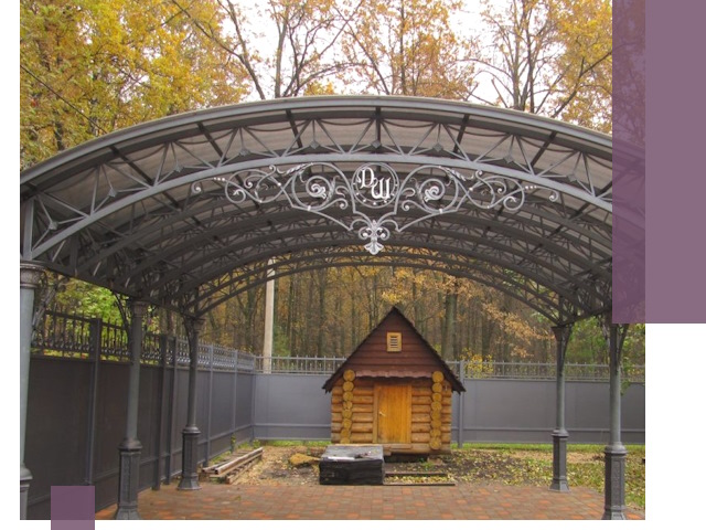 Кованые навесы премиум-класса под заказ в Сарове