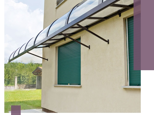 Козырьки над окнами в Сарове — изготовление и монтаж по выгоде