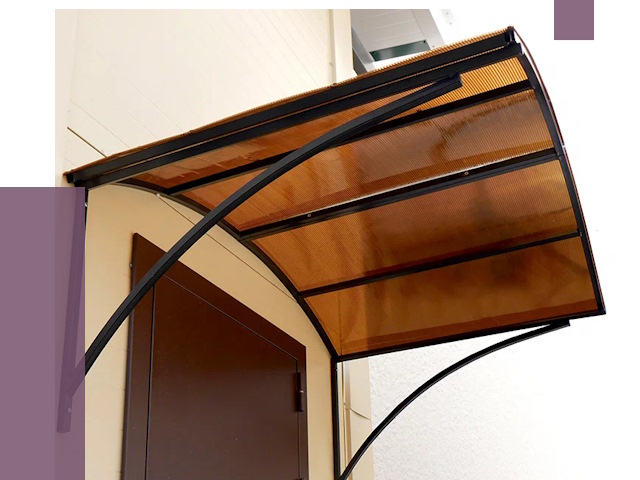 Недорогие козырьки в Сарове от 7728 руб.  | ПРОЛЁТ-Сро