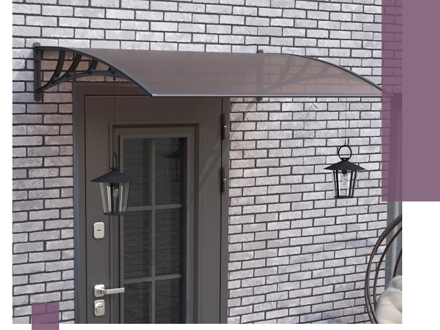 Недорогие козырьки и навесы под ключ в Сарове