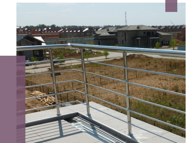 Парапеты из нержавеющей стали в Сарове от 8124 руб. за м² | ПРОЛЁТ-Сро