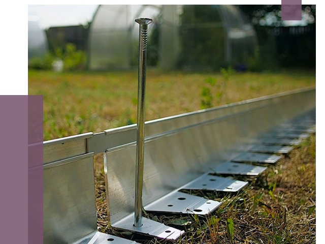 Металлические бордюры для газона в Сарове от 4374 руб. | ПРОЛЁТ-Сро