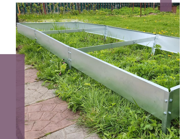 Металлические бордюры для грядок в Сарове от 1823 руб. 