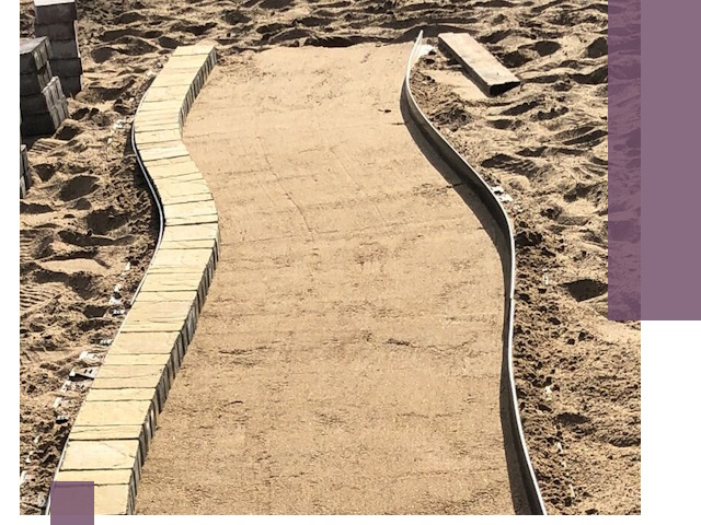 Металлические бордюры для тротуаров в Сарове — прочные и долговечные