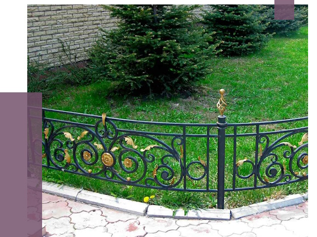 Кованые газонные ограждения в Сарове от 7759 руб. — ПРОЛЁТ-Сро