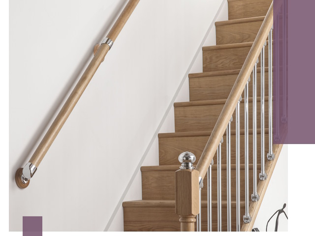 Пристенные поручни из стали и нержавейки под монтаж в Сарове