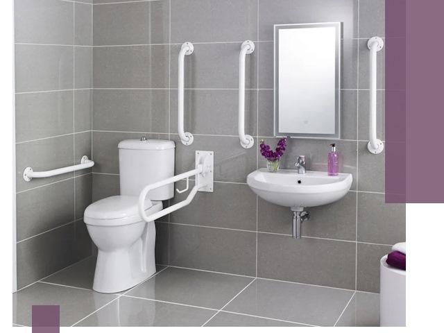 Поручни для санузлов в Сарове: установка, ремонт и монтаж