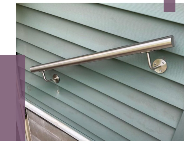 Поручни из нержавеющей стали в Сарове от 7811 руб.  | ПРОЛЁТ-Сро